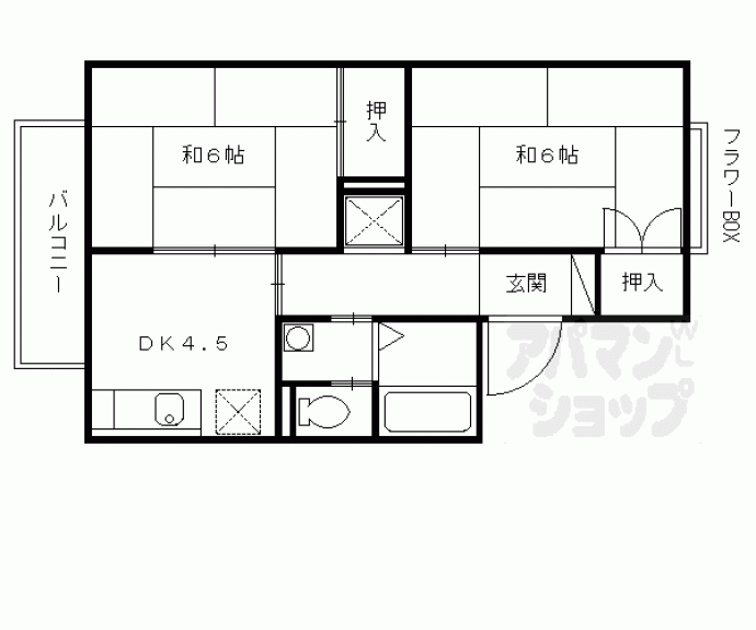 【シャルム豊】間取
