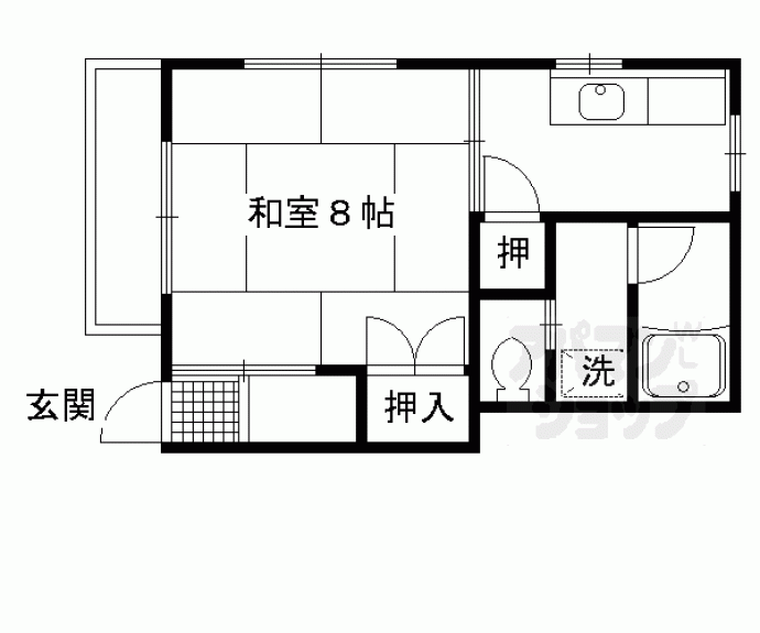 【サンリット西川】間取