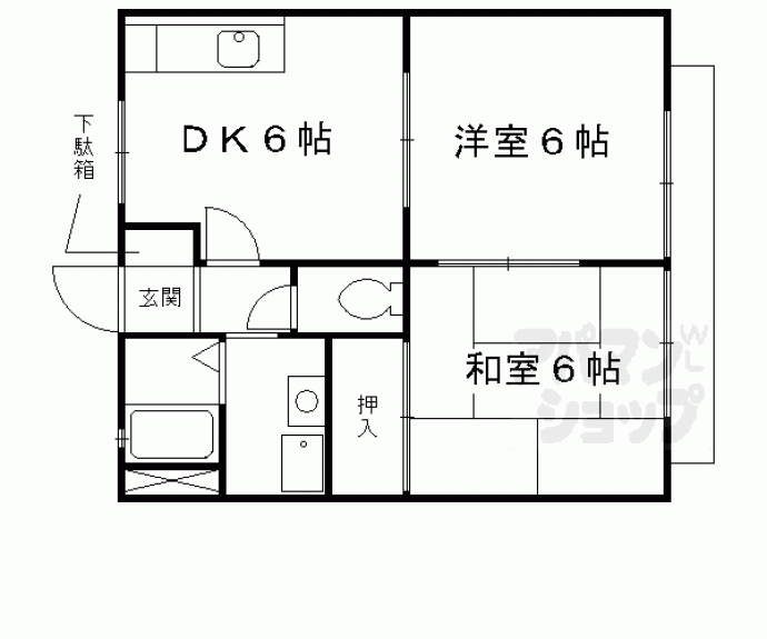 【サンライズハイツ】間取