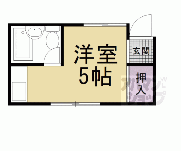 【喜多源第二マンション】間取
