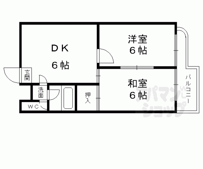 【シャルマンコーポ】間取