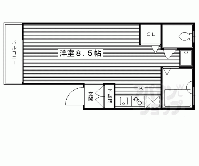 【山本マンション】間取