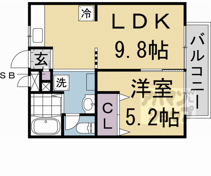 【パークハイム三栖】間取