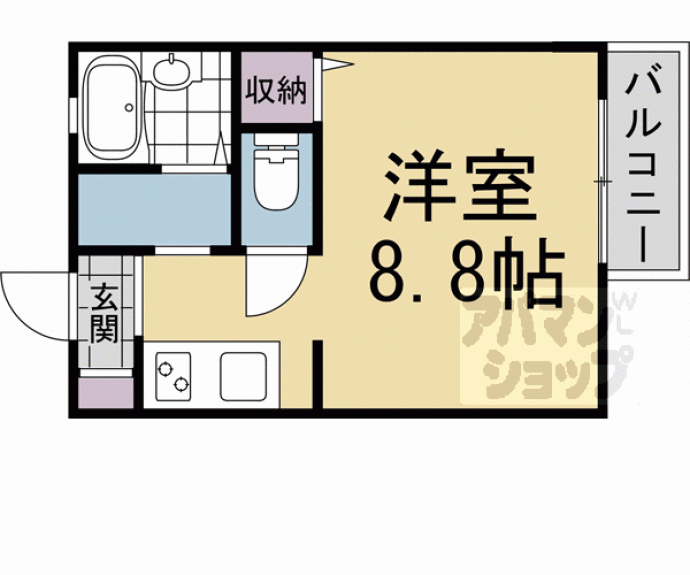 【メゾン・エス・クレール】間取