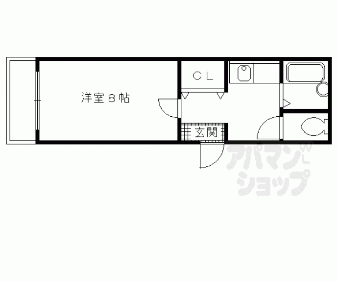 【ハイム丹波橋】間取