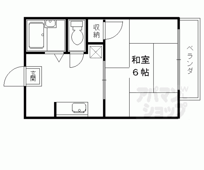 【フレグランス桃山】間取