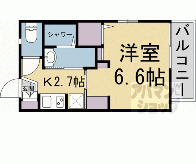 【フレグランス桃山】間取