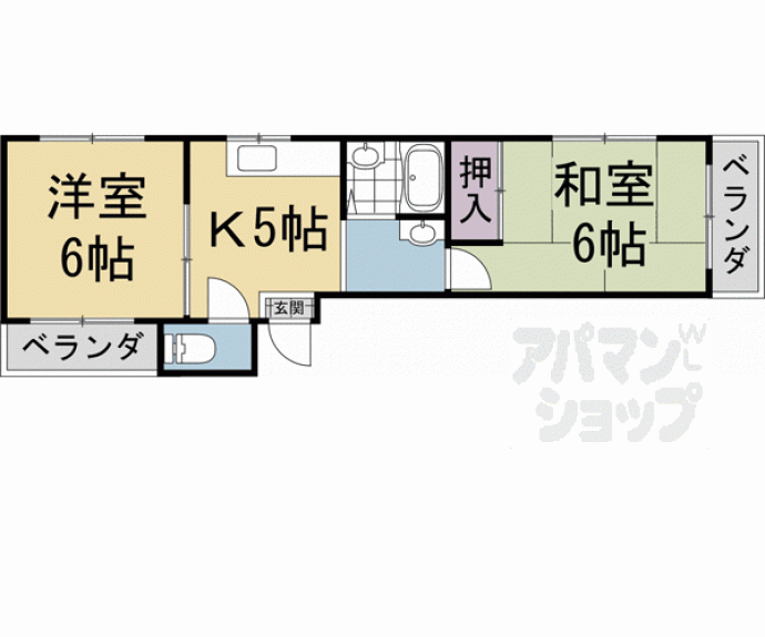【アネール桂】間取