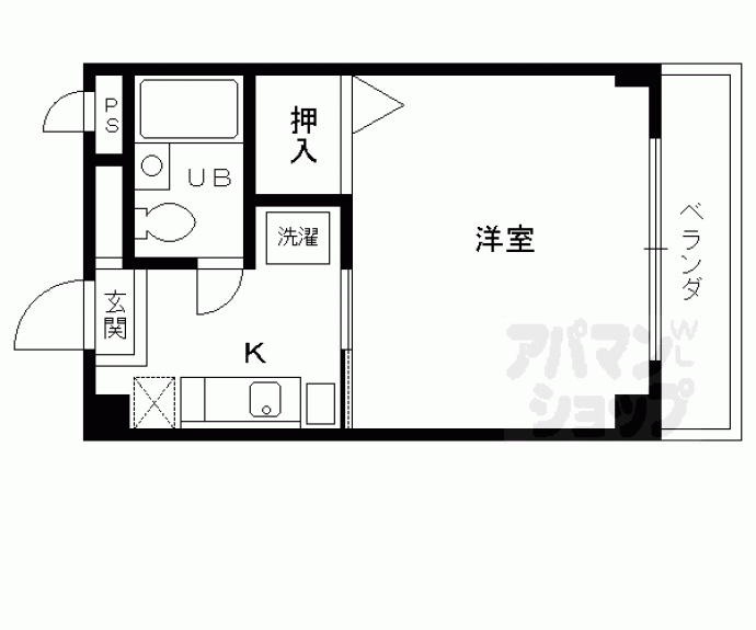 【パレセゾン大枝】間取