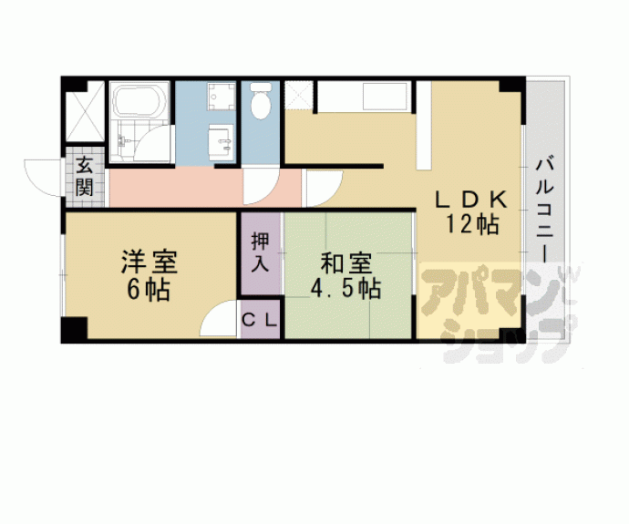 【ＱＵＡＫＥ桂東】間取