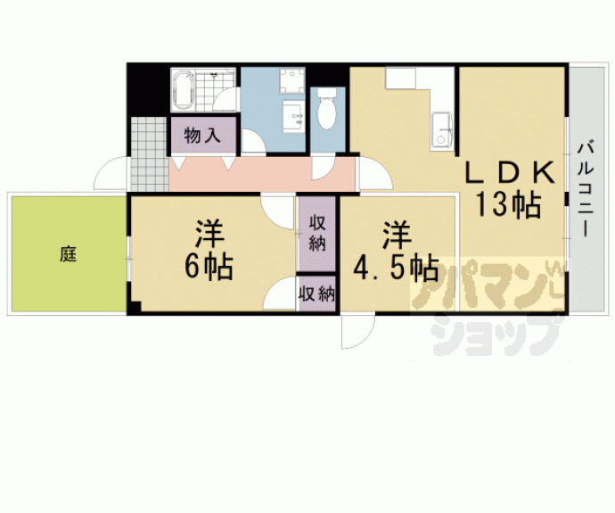 【ＱＵＡＫＥ桂東】間取