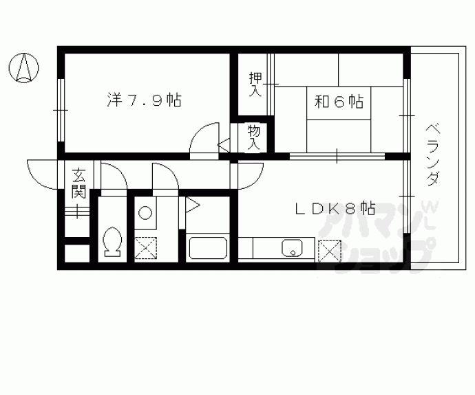 【シャンドフルール】間取