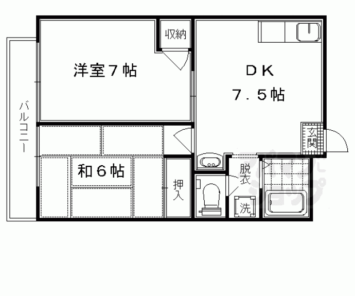 【メゾン美山】間取