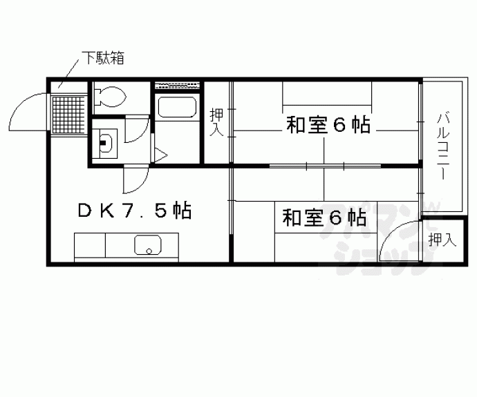 【大倉ハイツ】間取