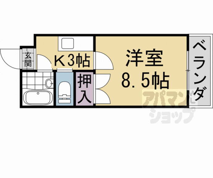 【ヴェルフィオーレ嵐山】間取