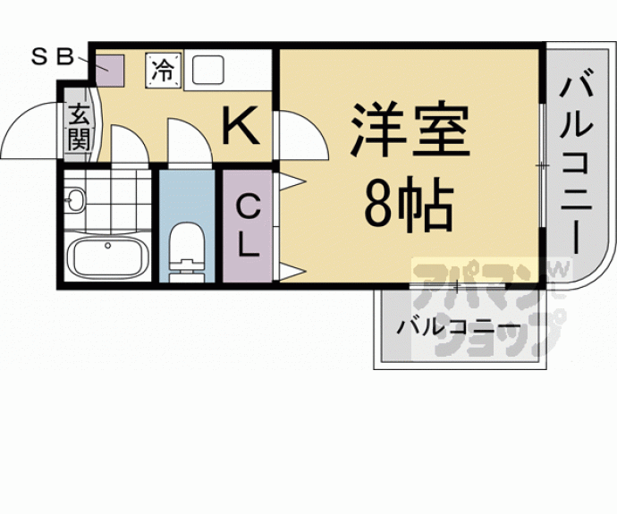【ヴェルフィオーレ嵐山】間取