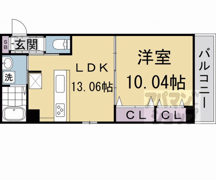 【メディナ西院】間取