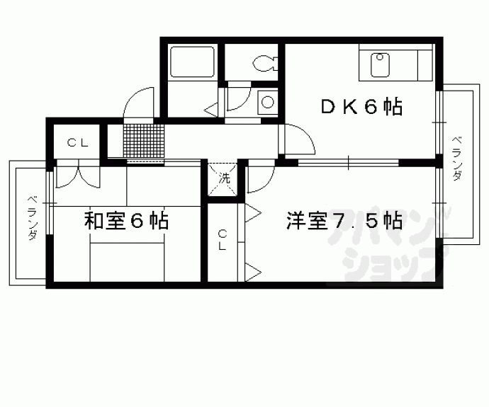 【セジュール小原】間取