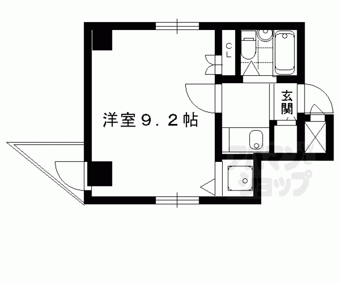 【ＤＥＴＯＭ－１二條城東】間取