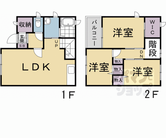 【サントルモン中山】間取
