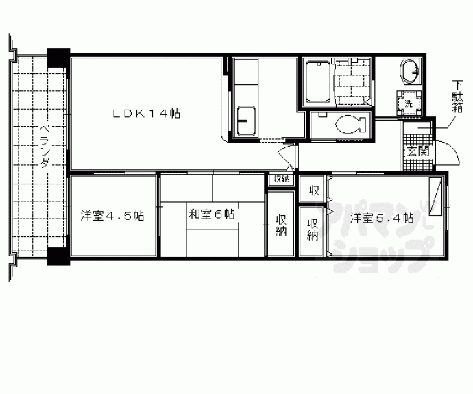 【コルテ・デ・春日】間取