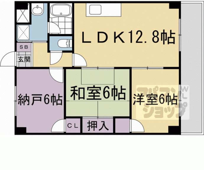 【エクセレンス上桂】間取