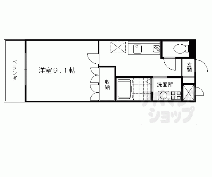 【エクセルコート・まはたぎ】間取