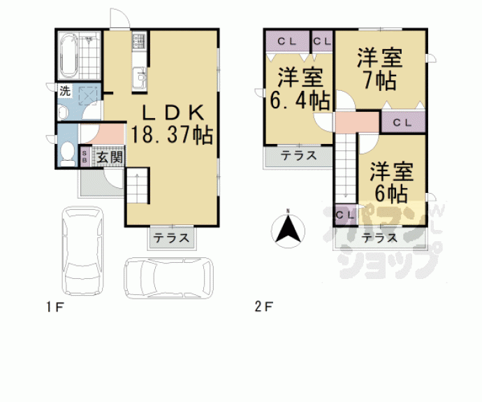 【ヒルズガーデン伏見桃山】間取