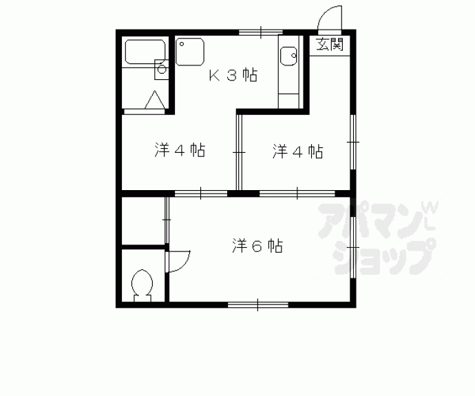 【丸昌ハイツ】間取