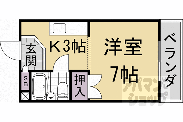 【ジョイフル桂】間取