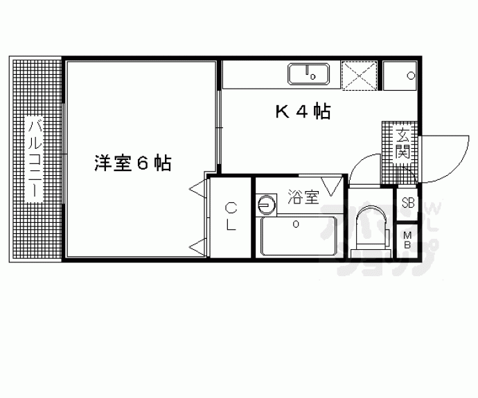 【ジョイフル桂】間取