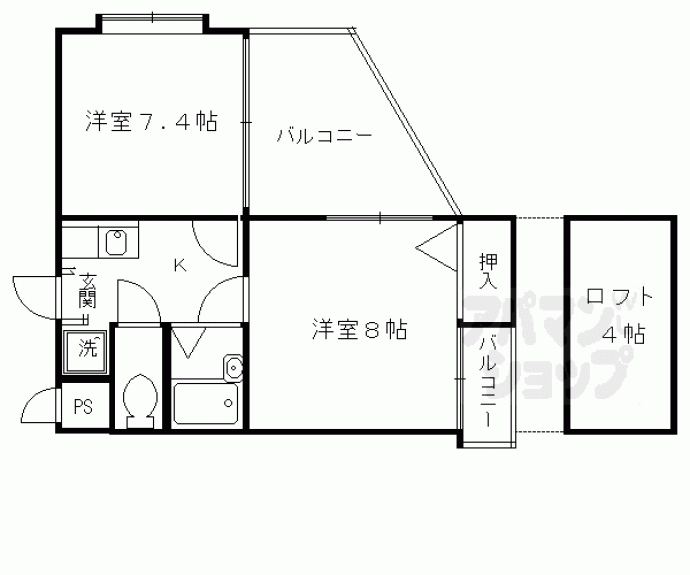 【メゾンショウエイ】間取