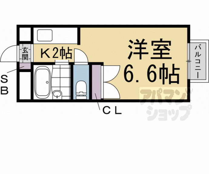 【カツラフラット】間取