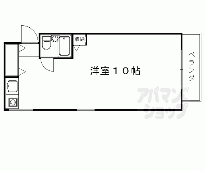 【ドミール桂】間取