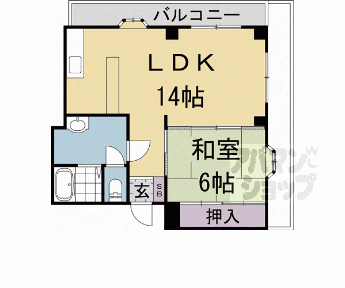 【Grand View 嵐山】間取
