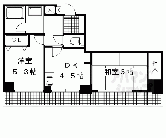 【ライオンズマンション京都紫野】間取