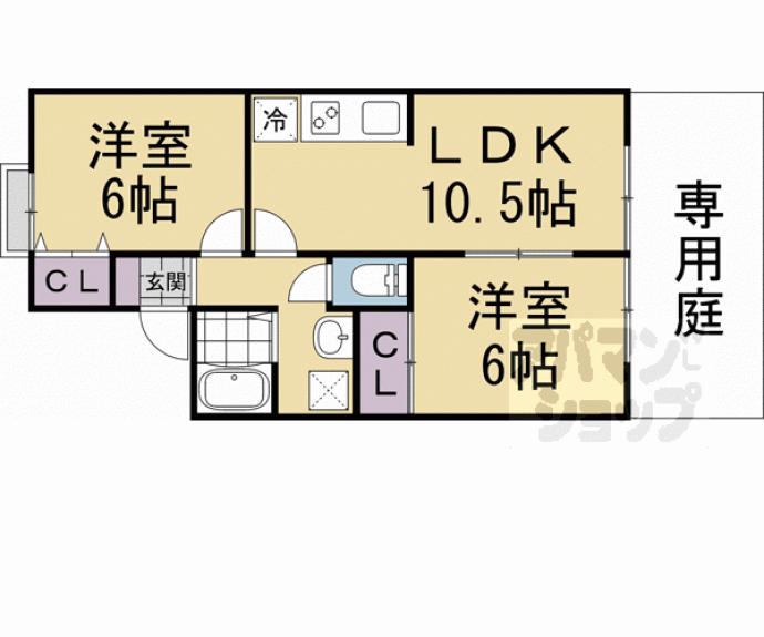 【アゼリア桂川】間取