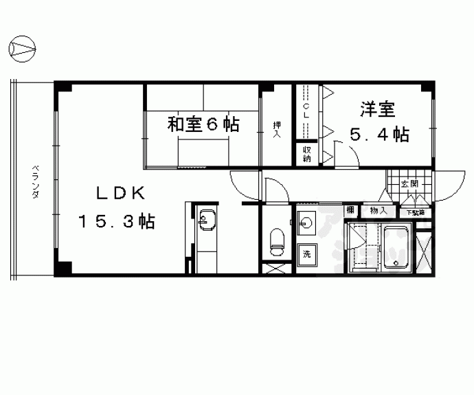 【サニーソシア21】間取