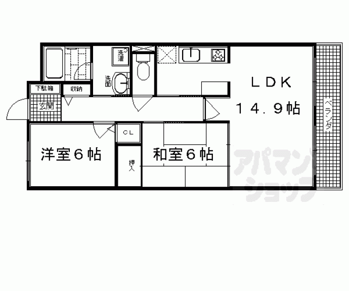 【プロスペクト桂】間取