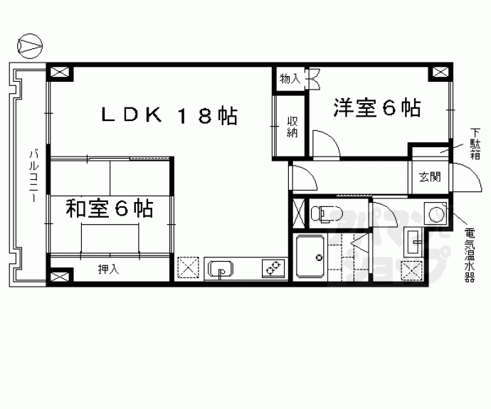 【桂ガーデンハイツ】間取