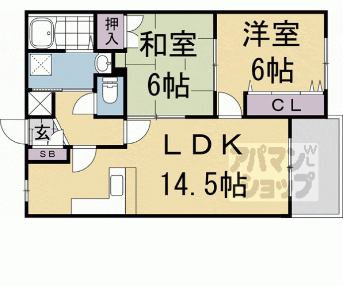【ラフィーネ桂】間取