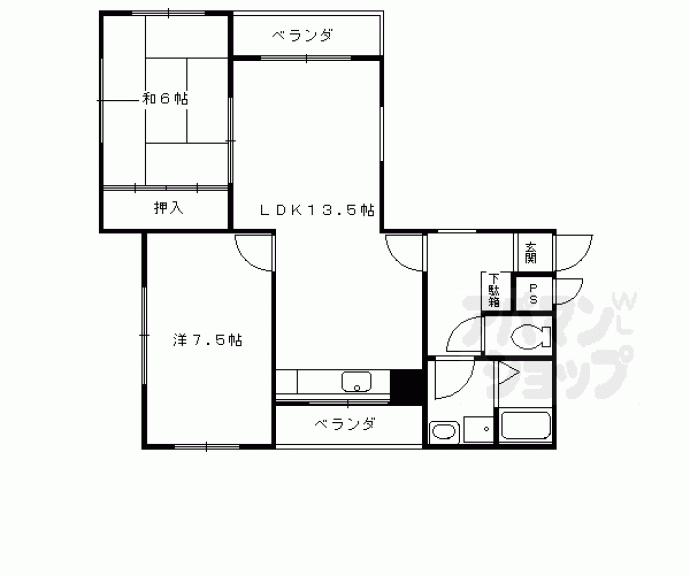 【リブコート嵐山】間取