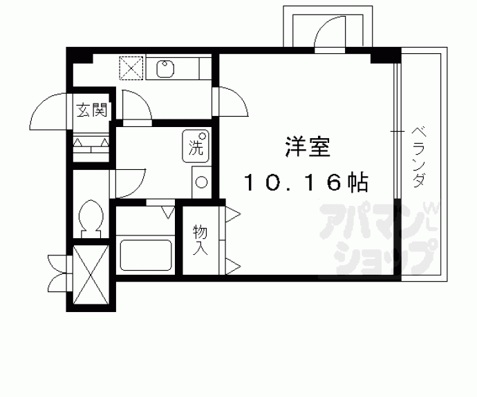 【エリーフラッツ上桂】間取
