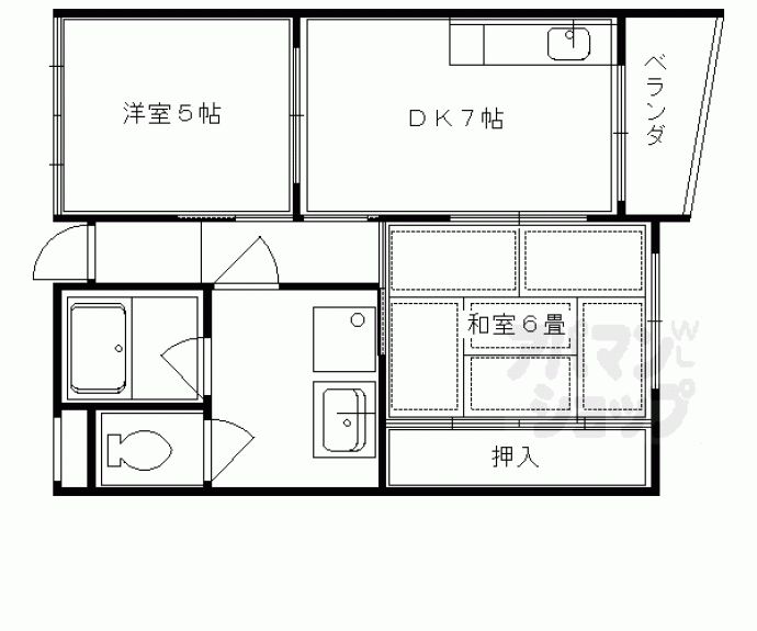 【パインケイプ】間取