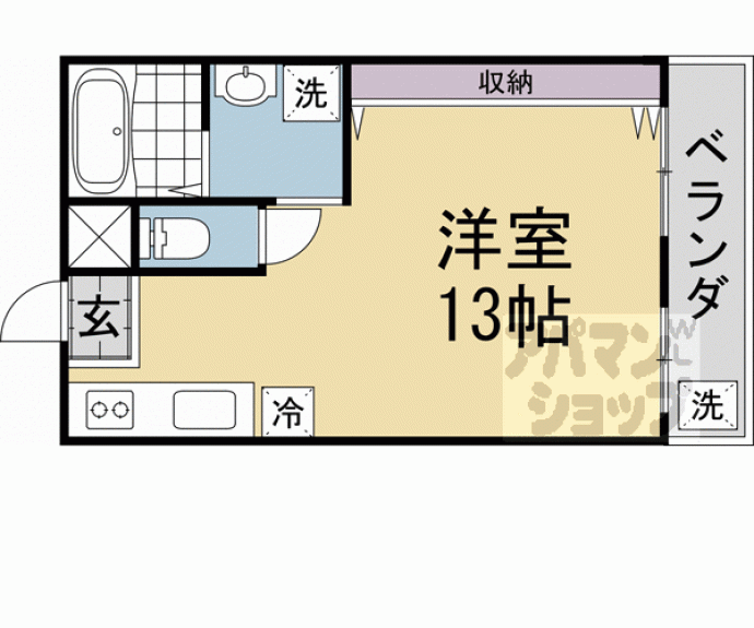 【コーポヨザ】間取