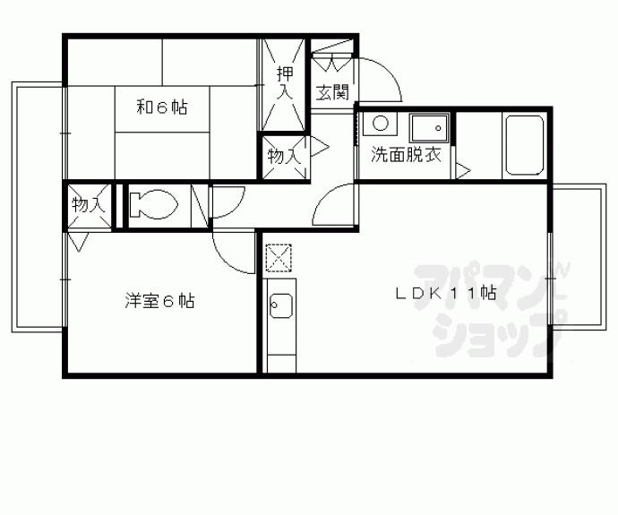 【フィオーレ桂】間取