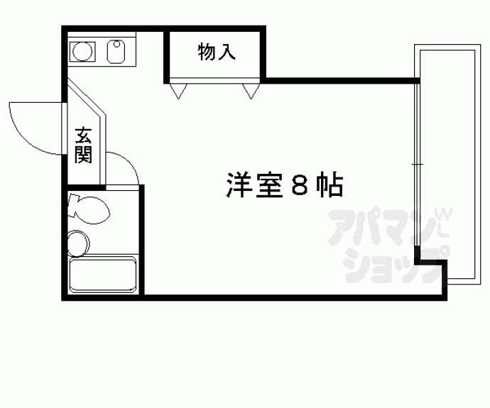 【ヴィヴァーチェ七条】間取