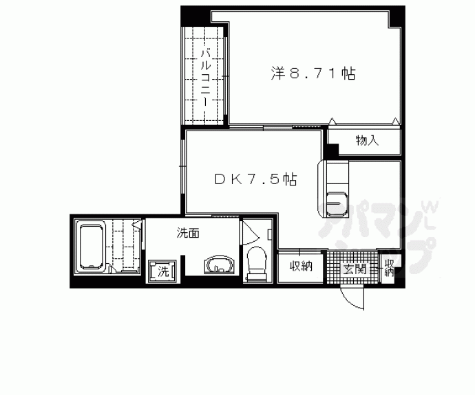 【S-FLAT北野】間取