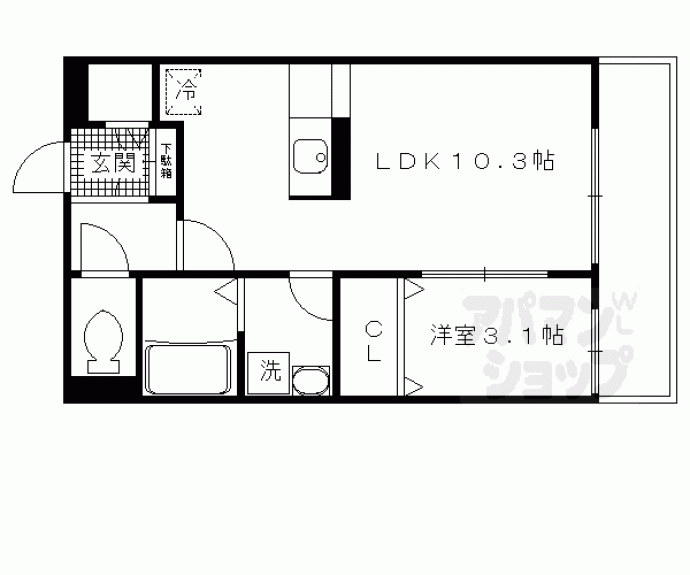 【ピア グランディール】間取