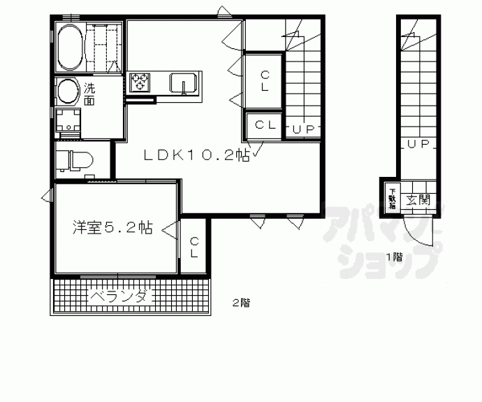 【シャーメゾン神明】間取